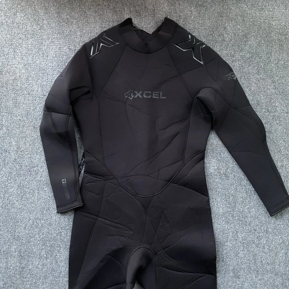 XCel Wetsuit Black Men Size XL Neoprene Full Suit Scuba Dive